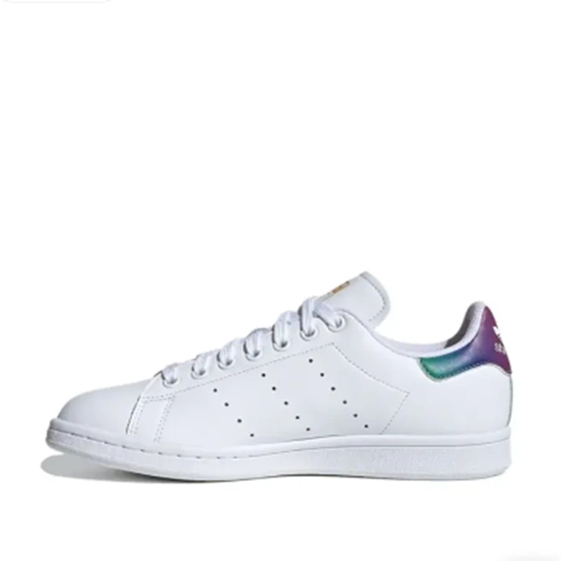 【奥莱】adidas originals STANSMITH耐磨低帮板鞋女款白红绿FW6226