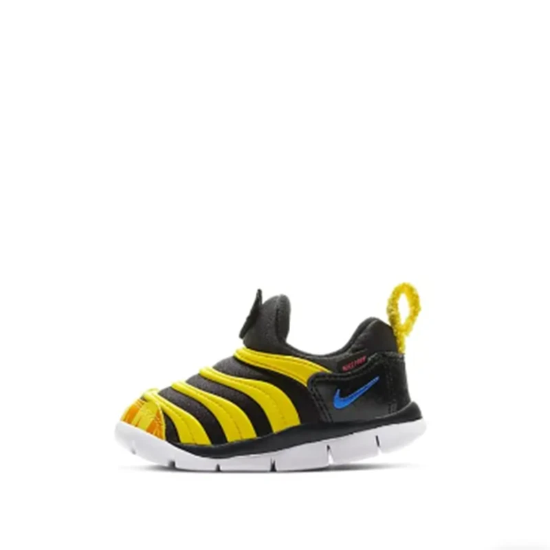 婴童Nike Dynamo Free Mic QS 低帮小童运动休闲鞋黑黄DC8318-002
