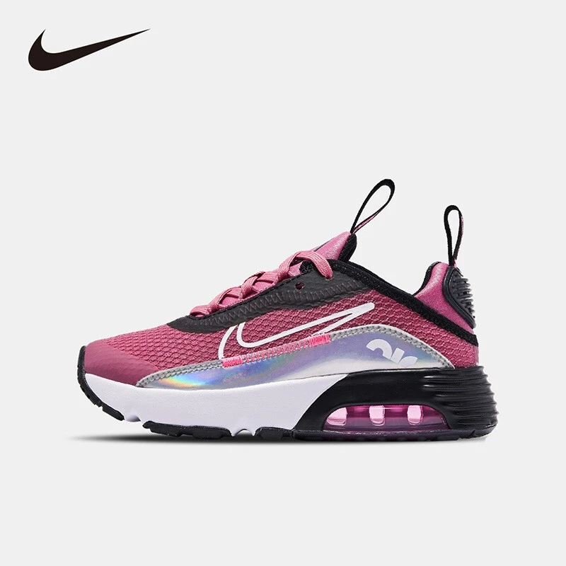 中童Nike Air Max 2090跑步鞋黑粉 DB0928-600 (D)