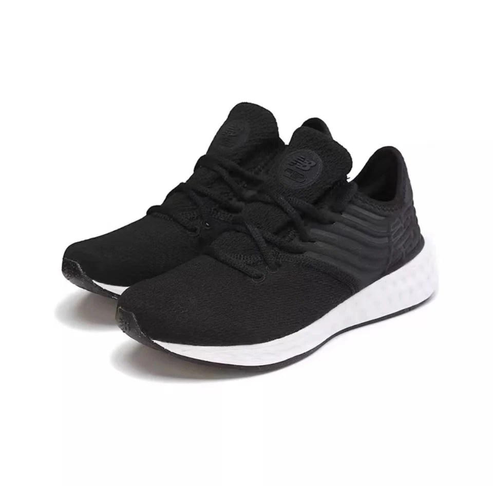 【微瑕】New Balance 休闲防滑耐磨低帮马拉松跑步鞋女款黑WCRZDKB