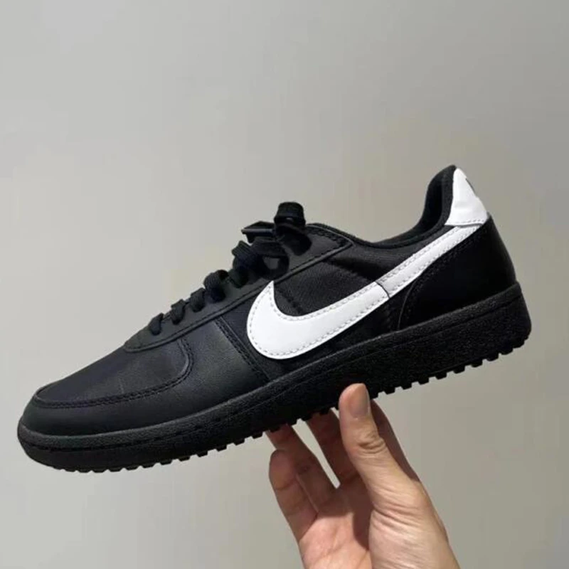 Nike Field 耐磨透气低帮复古篮球鞋男女同款黑色FQ8762-001