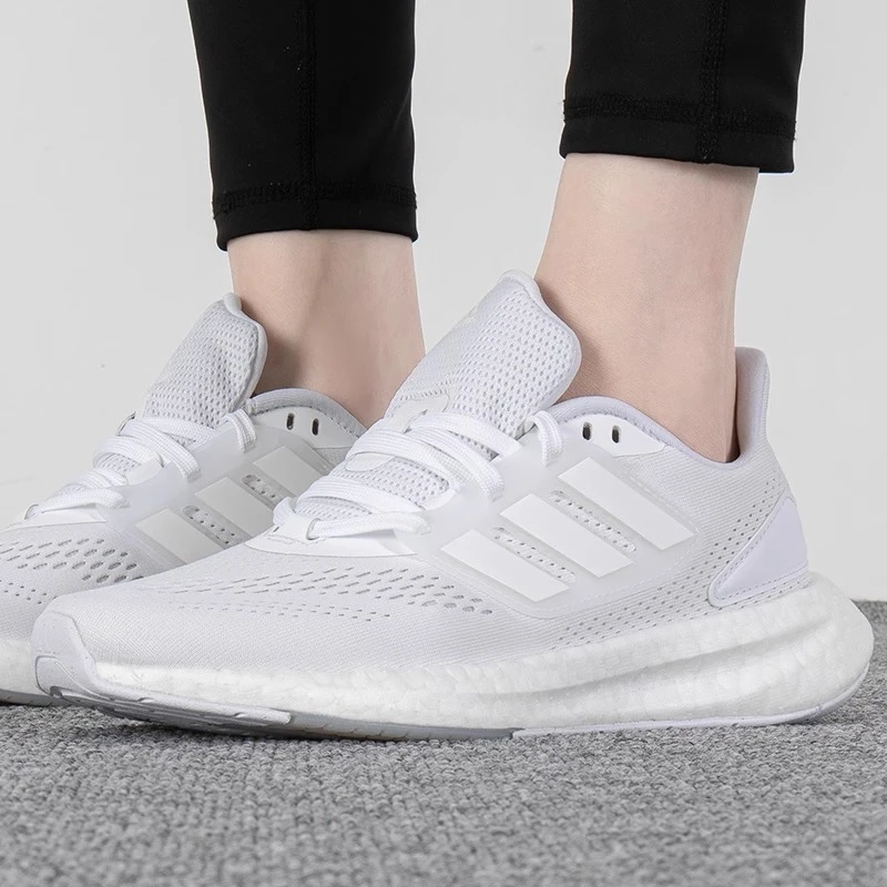 Adidas阿迪达斯女鞋 小白鞋夏季运动鞋轻便减震跑步鞋GZ5181