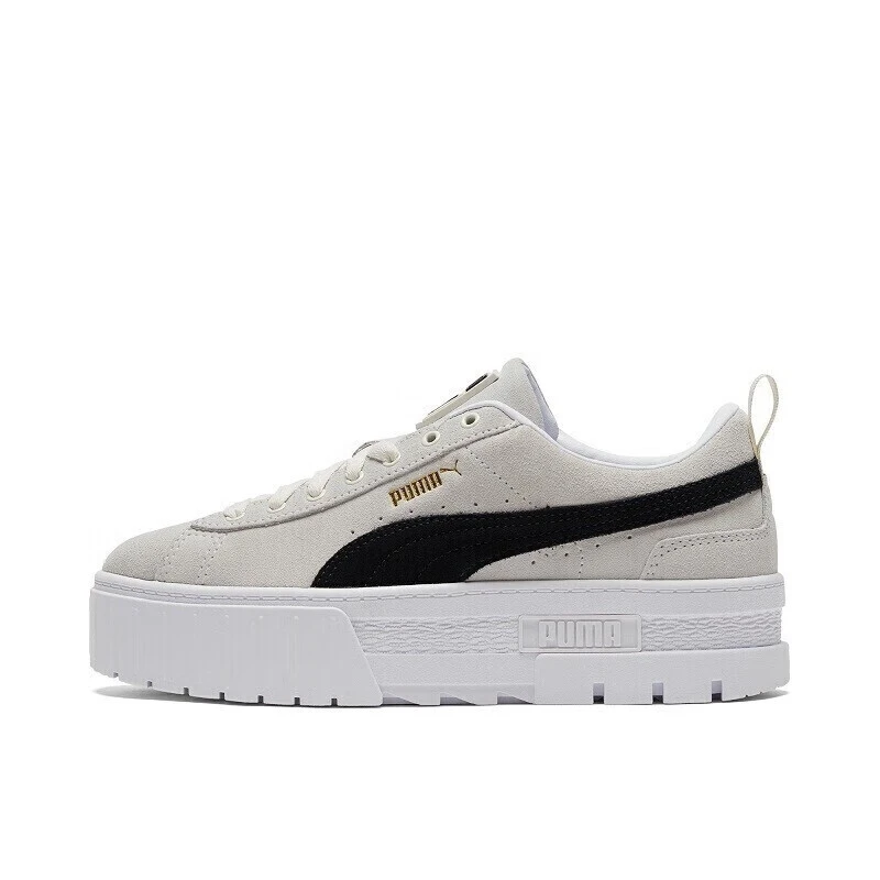 PUMA Mayze 厚底板鞋女款米白#送礼推荐380784-02