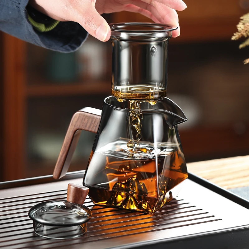 玻璃茶壶套装泡茶家用茶水分离耐高温茶具过滤单壶办公室送礼高档