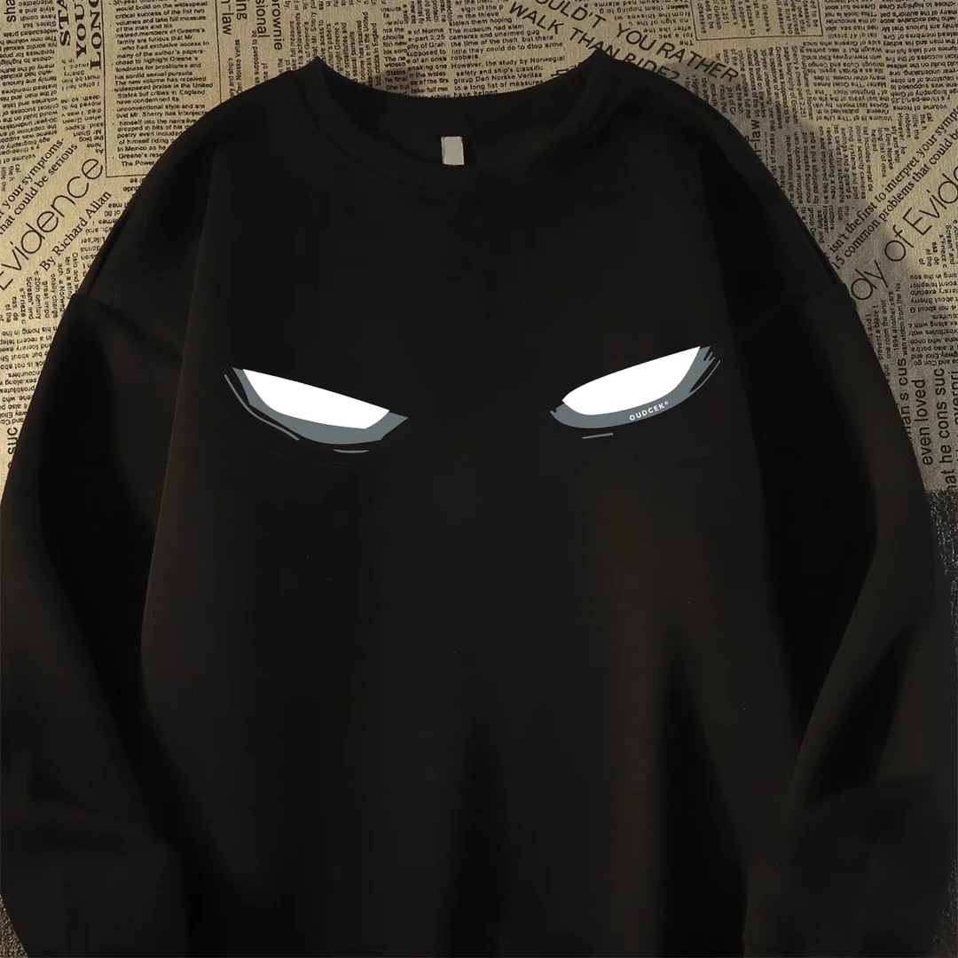 胖子300斤特大码创意设计潮酷氛围感秋冬抗起球宽松舒适百搭卫衣