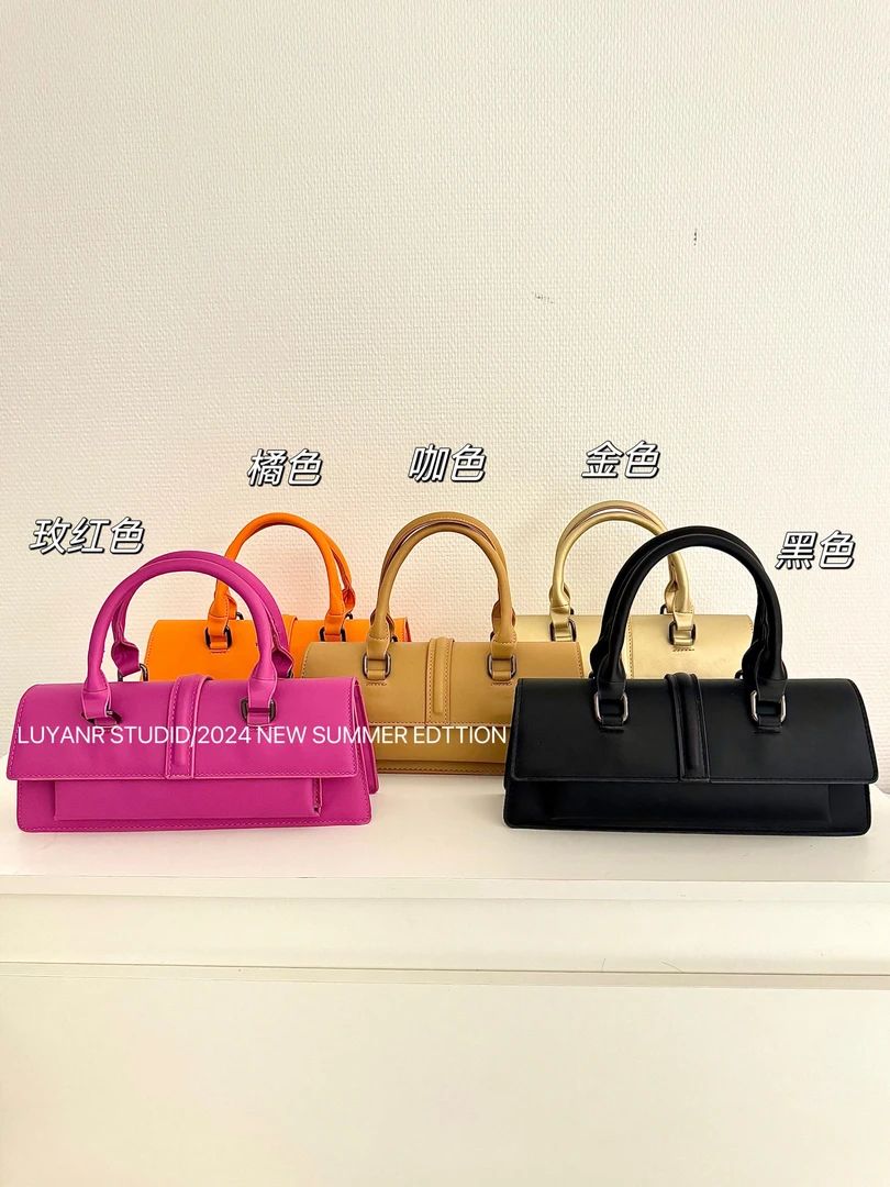 LUYUANR 多色手提纯色包包