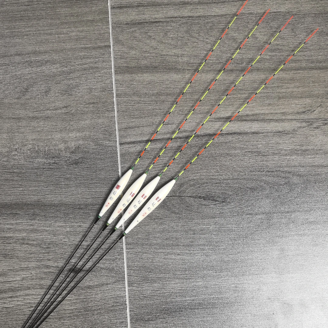 冠标脱脂巴尔杉材质野钓鲫鱼小混养浮漂高灵敏度细尾浮漂鱼具