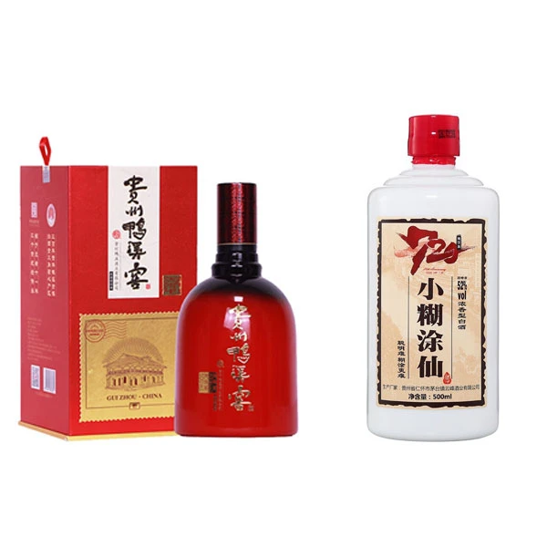 鸭溪多彩鸭溪窖酒 黔派浓香【运损】赠【小糊涂仙720一瓶】52度500ml