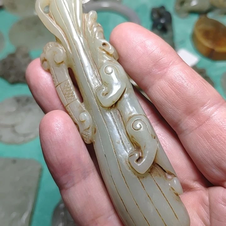 【闪购商品】和田玉挂件未镶嵌思*