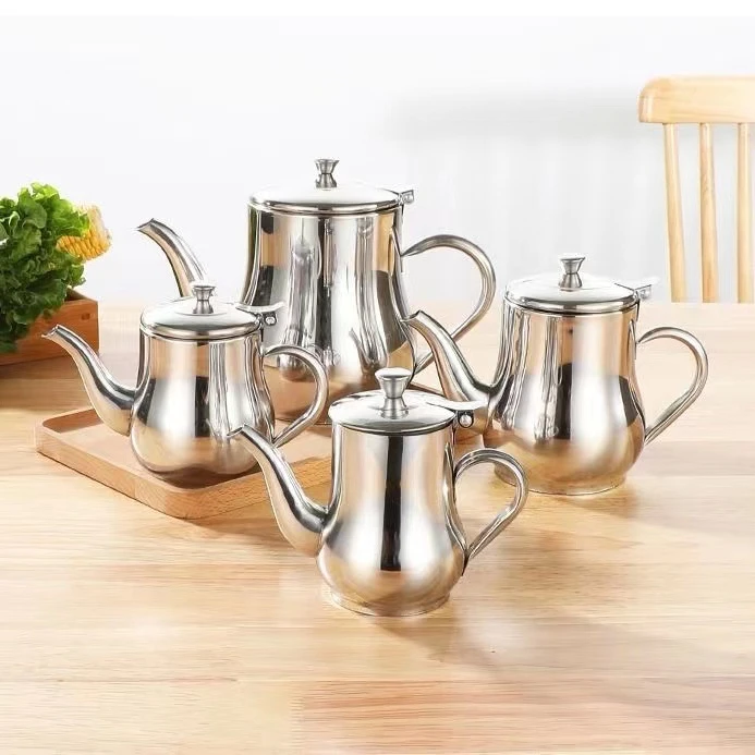 家用厨房不锈钢滤油壶 倒油不挂油 不漏油 带过滤网和防尘帽油瓶