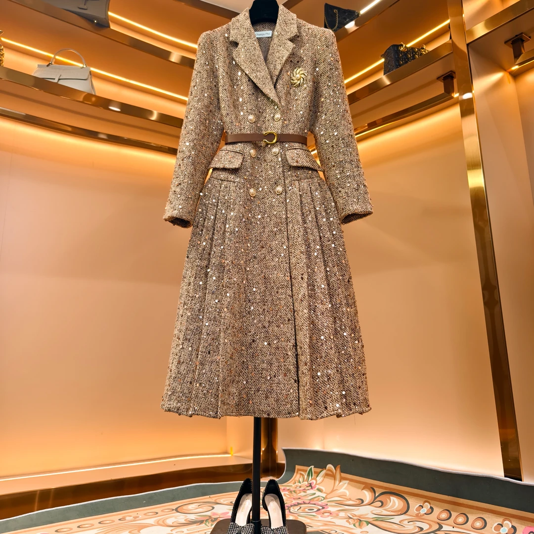 【香舍菲尔】85802新款高贵气质优雅时尚显瘦修身减龄外套女