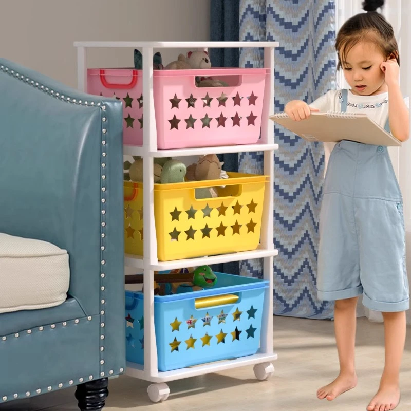 爱丽思玩具收纳箱儿童宝宝衣服塑料收纳盒筐家用大号整理箱置物架