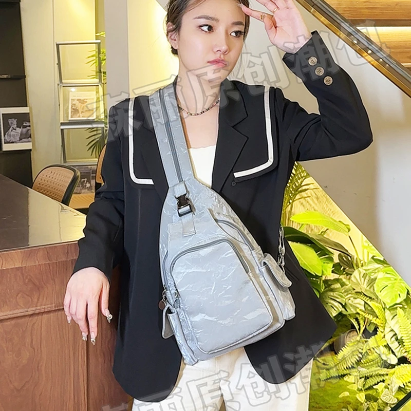 【森丽原创】双肩包时尚休闲百搭轻奢双肩包学生潮流多功能网红背包