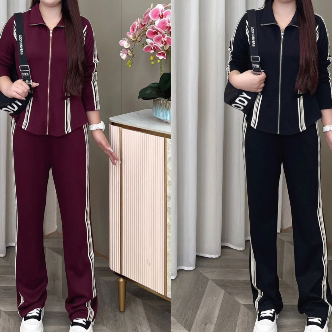 【套装】PMM81329+PMM81330新款秋季高级感显瘦时尚休闲运动套装