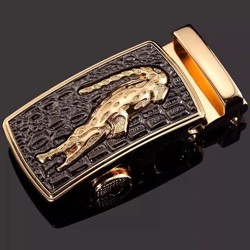 休闲皮带头单头Z字扣头自动扣卡扣高档3.5cm奢侈腰带卡扣裤带百搭