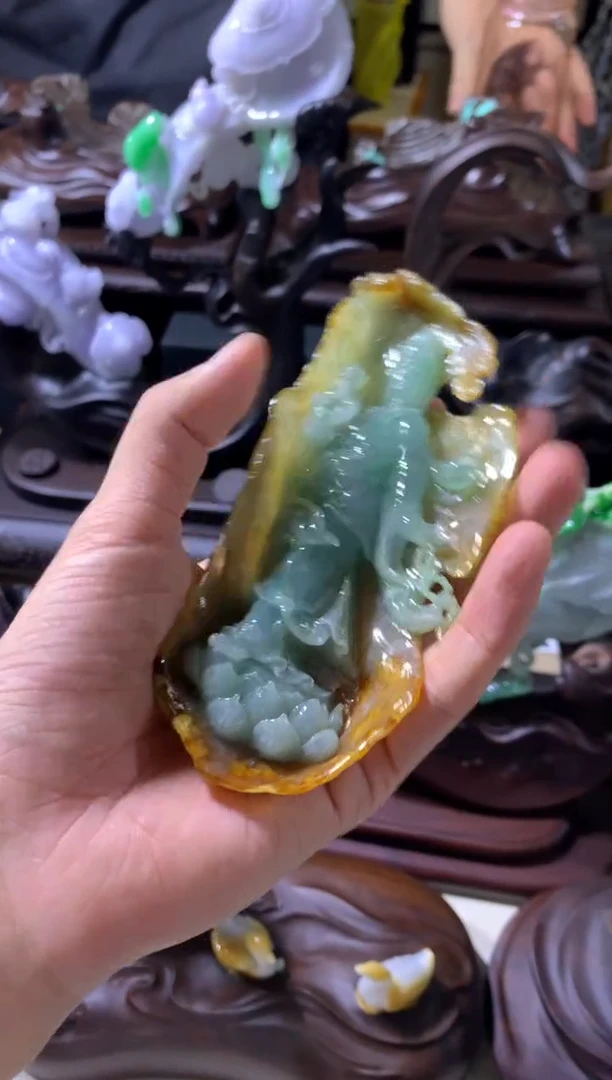 【闪购商品】翡翠摆件未镶嵌翡翠摆件