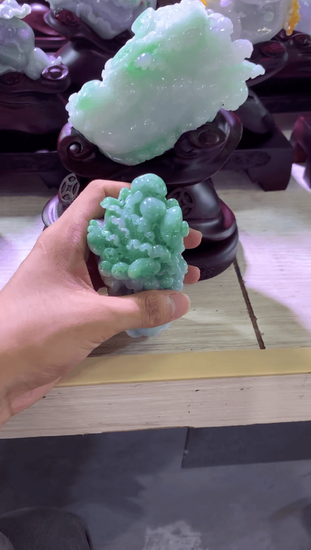 【闪购商品】翡翠摆件未镶嵌翡翠摆件