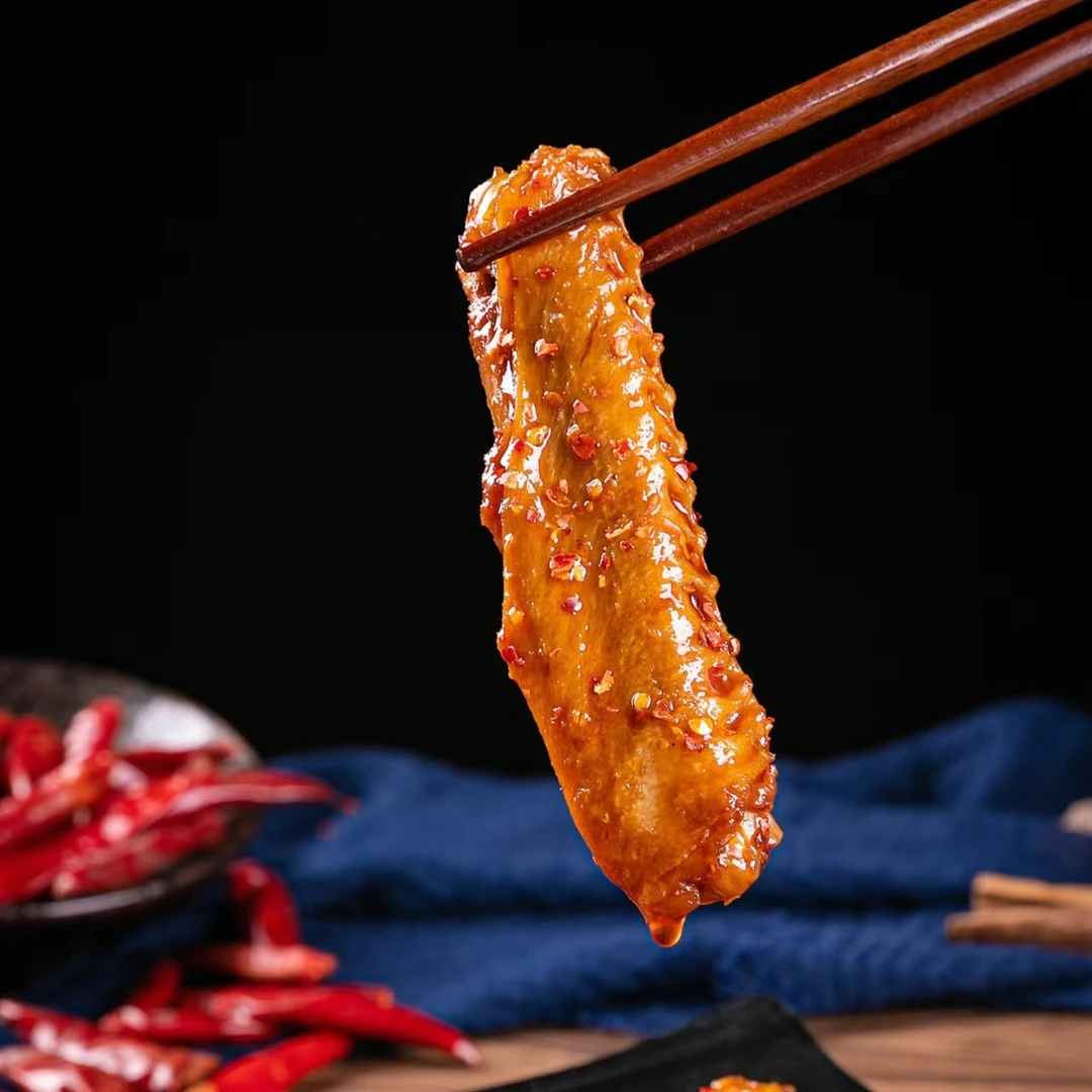 【少年诱惑】湖南特产香辣鸭翅125g卤味肉类零食小吃开袋即食营养