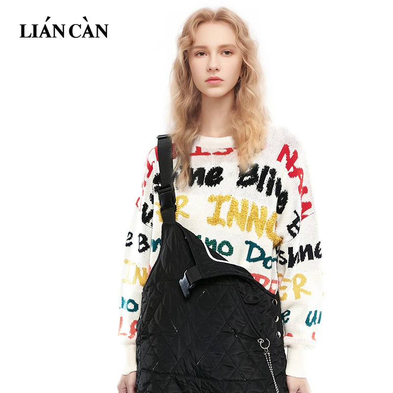 莲灿冬季新波西米亚风复古提花减龄设计师毛衣71AW334013