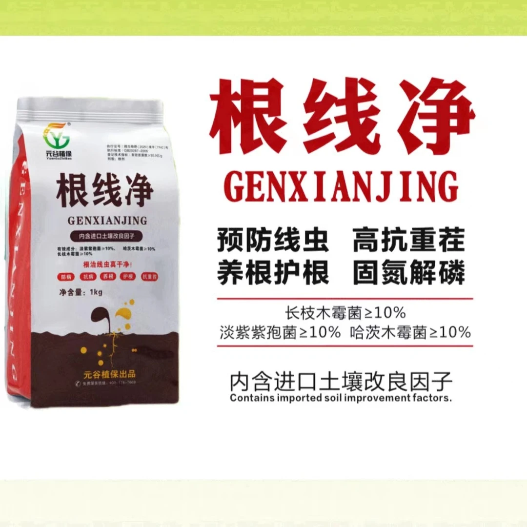 根线净防治根结线虫改良土壤虫卵双抑移栽首选微生物菌有益抗重茬