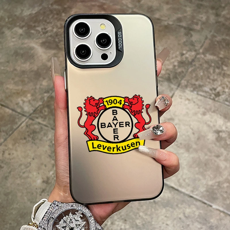 勒沃库森苹果15promax手机壳iphone14plus男生13磨砂12全包11高级
