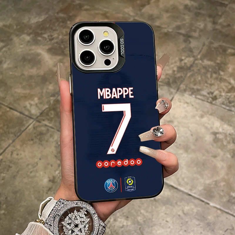 姆巴佩球衣手机壳xs苹果16plus硬壳iphone15promax男生13/12/14潮