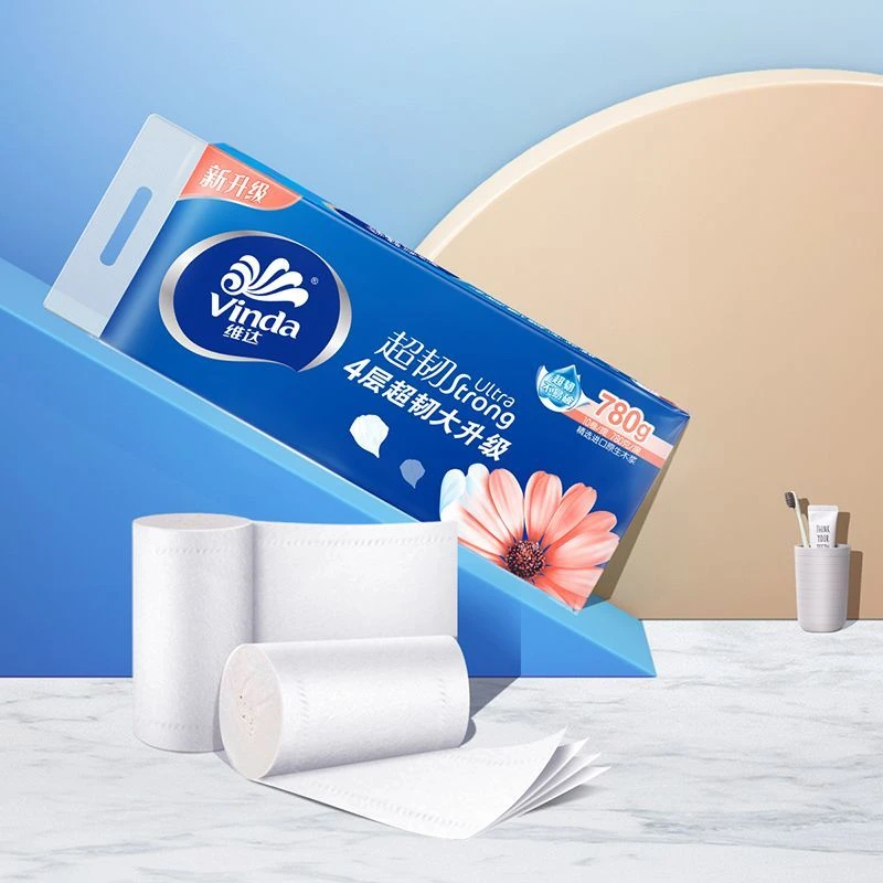 维达无芯卷纸超韧卫生纸家用实惠装厕纸手纸大卷长卷批发擦手纸巾