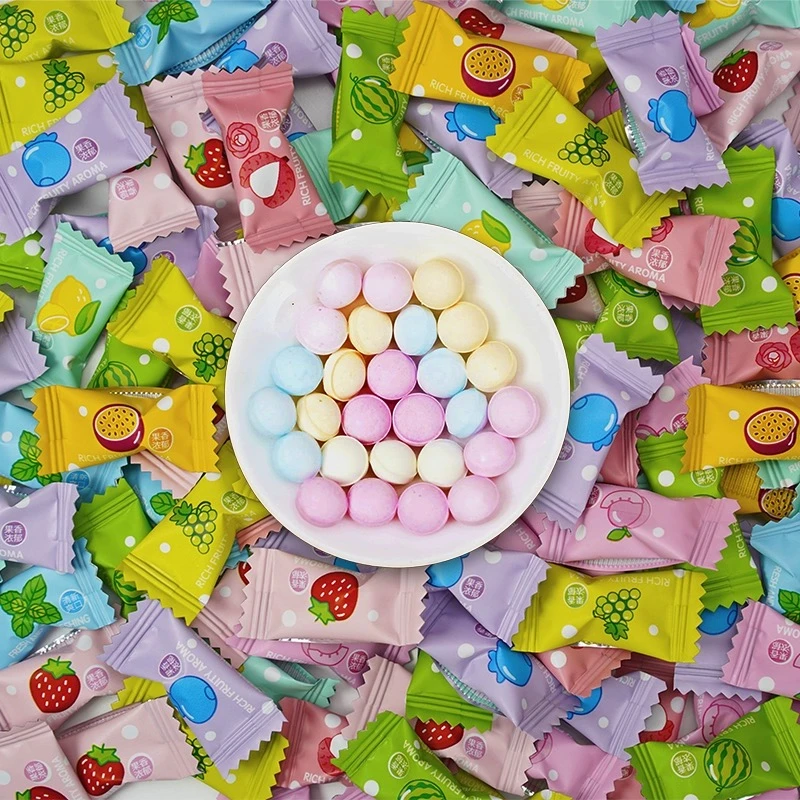 网红水果味无糖薄荷糖清新口气散装混合口味喜糖糖果