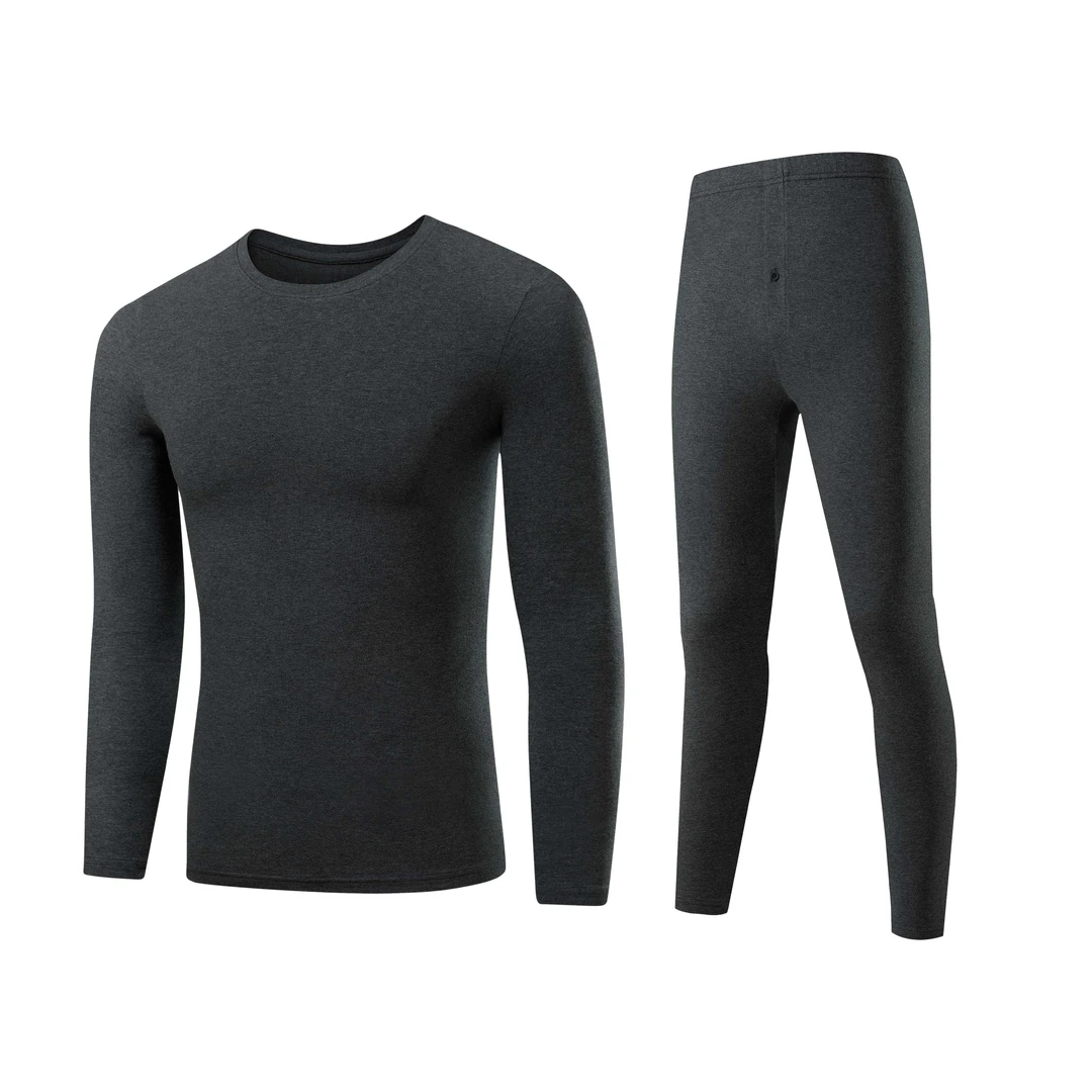 简单人桑蚕丝加绒保暖内衣【发热纤维超细莫代尔】无静电秋衣秋裤