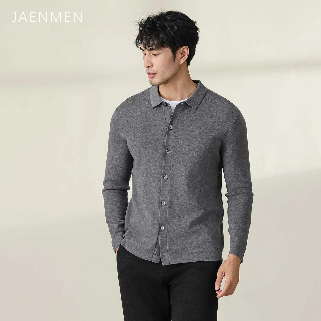 简单人简约暖柔开衫【双股纱羊绒桑蚕丝】非常亲肤保暖休闲针织外套