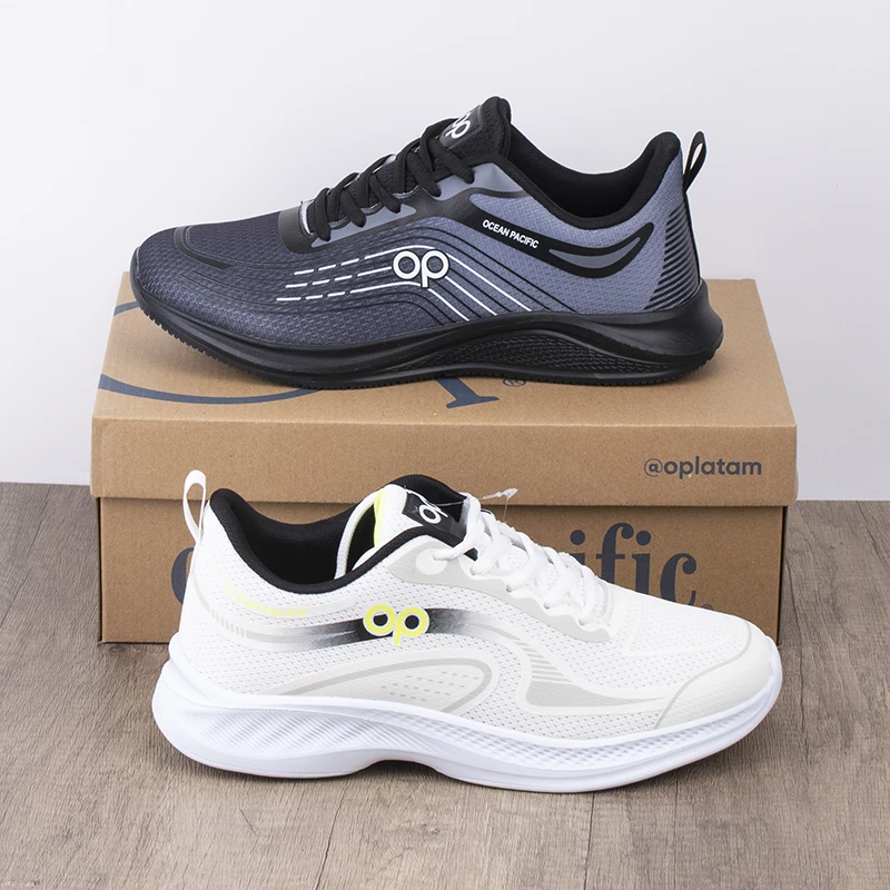 0247 美国O*P外贸尾货春夏网面透气缓震轻便健步运动跑鞋男