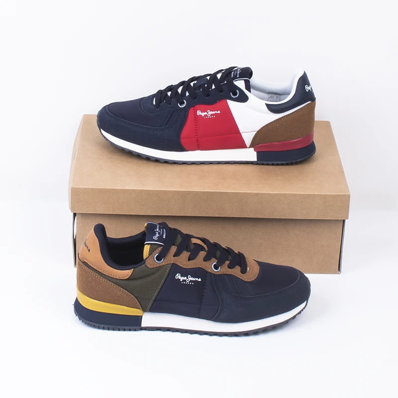 3055外贸尾货轻便防滑透气复古慢跑阿甘华夫鞋男女