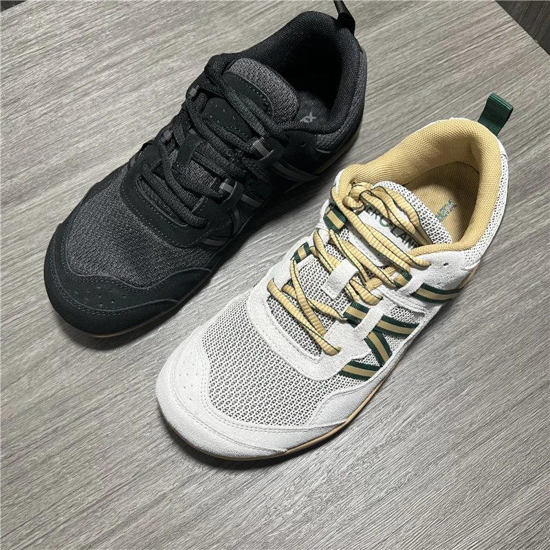 外贸欧美宽楦4E赤足鞋夏季透气真皮室内外综合训练健身运动鞋男女