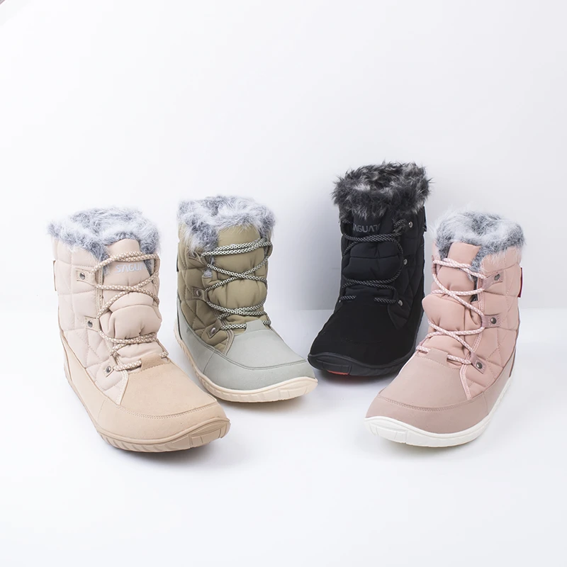 宽楦4E冬出口欧洲外贸尾货高帮防水加绒保暖户外雪地靴棉鞋男女