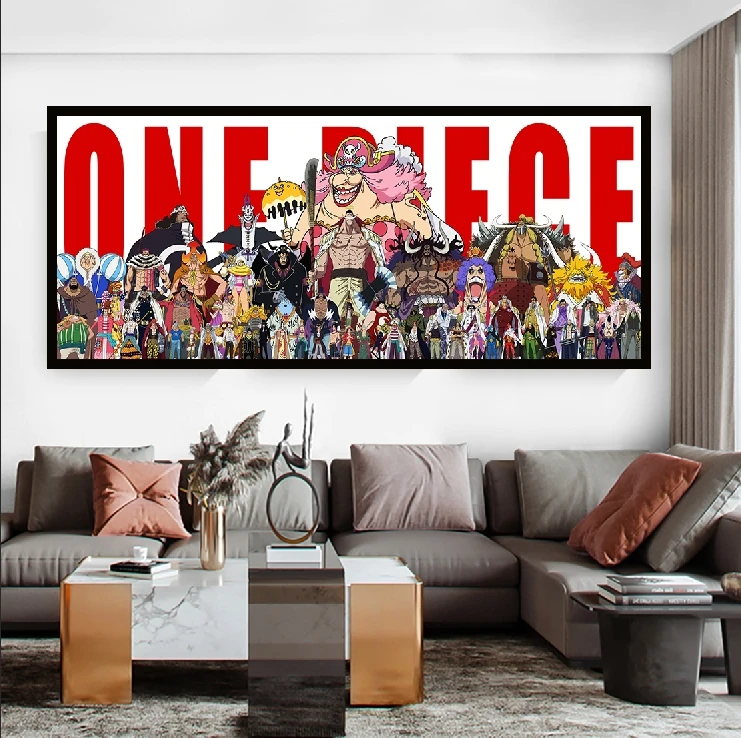【海贼王】动漫装饰挂画40*80