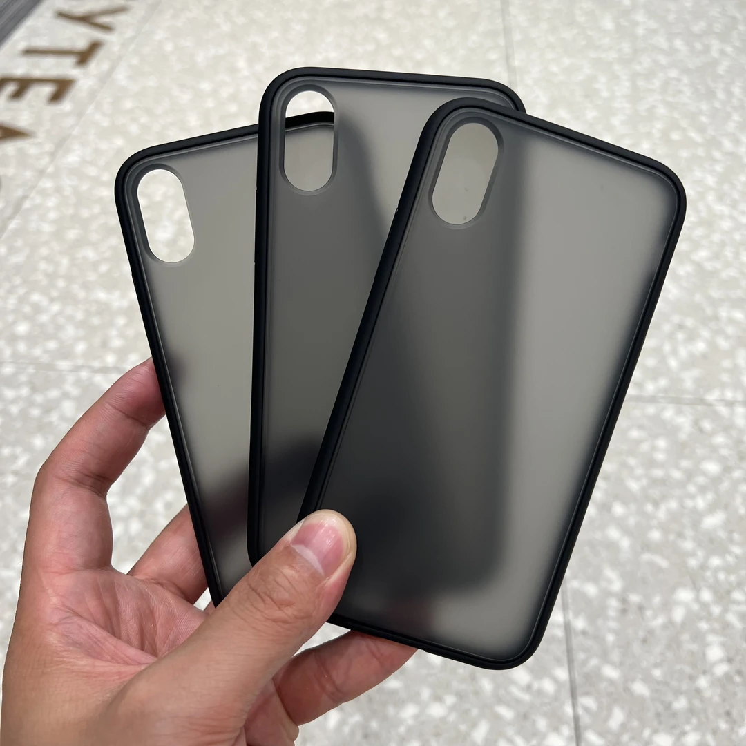 手感好适用iPhonex/xs磨砂苹果XSMAX手机壳XR高端透明加厚全包潮