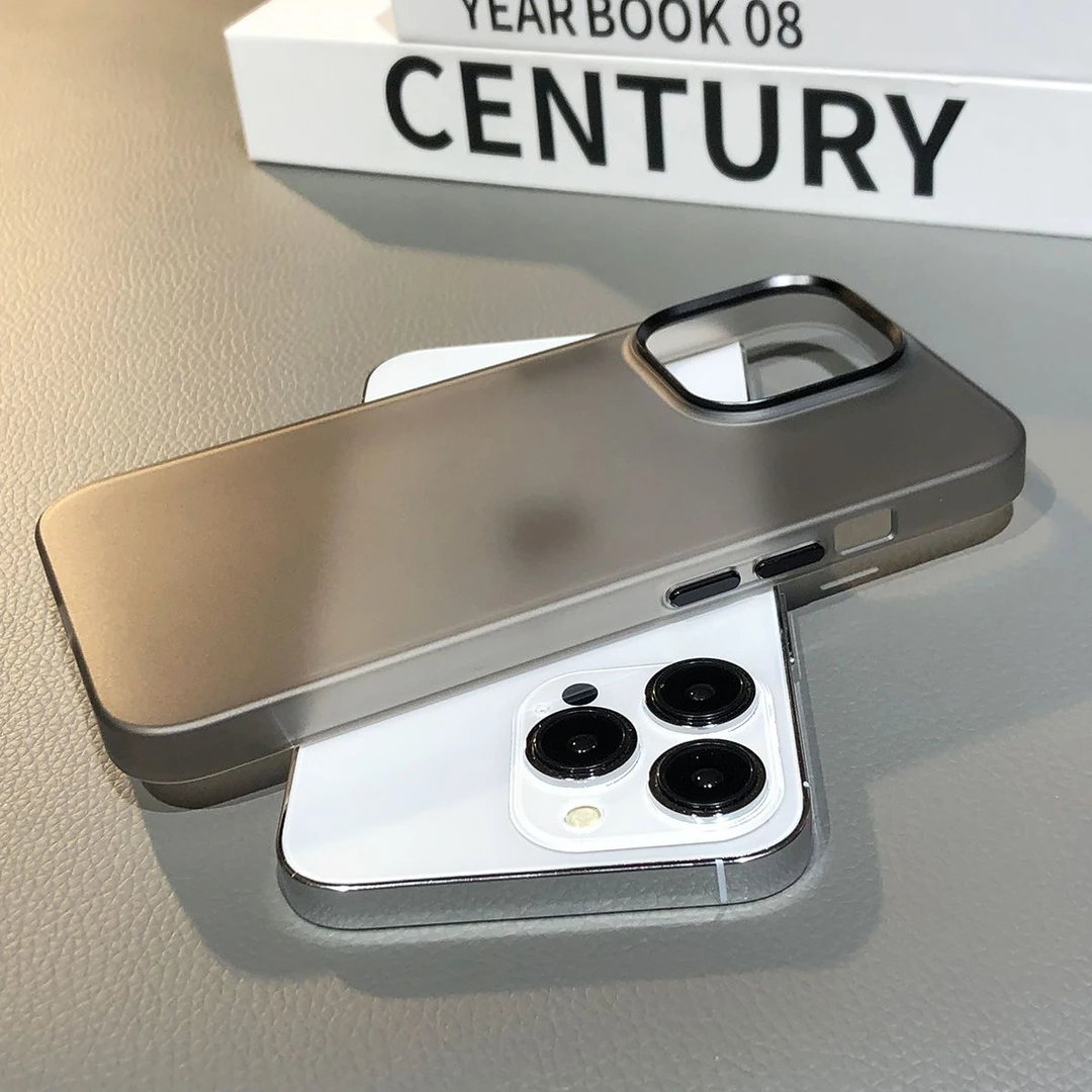 磨砂冰感散热超薄肤感iPhone17手机壳苹果15新款17手机壳