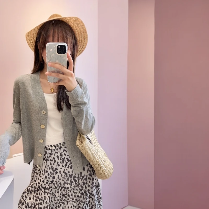 【茉莉丝花园】AMASS/阿玛施碎花豹纹不规则时尚长裙半身裙5200460