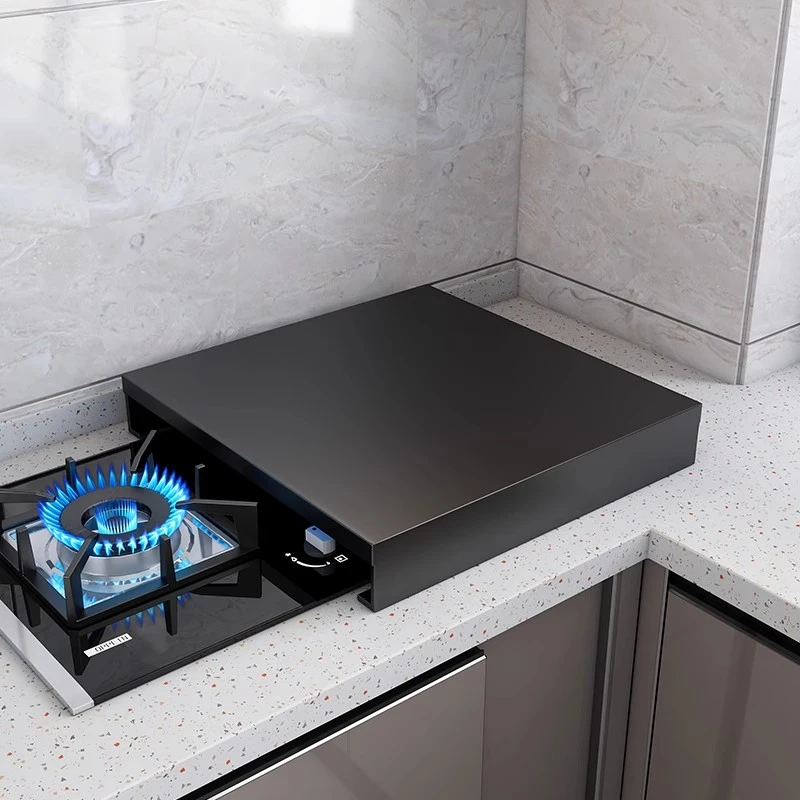 厨房置物架燃气灶盖板罩架子煤气猛火灶台电磁支架托锅架储物收纳