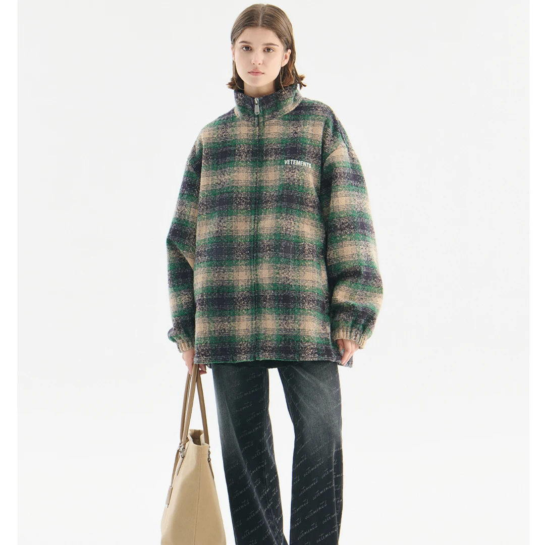 VETEMENTS雅丹风格纹夹克男女情侣休闲时尚轻奢潮流34515007