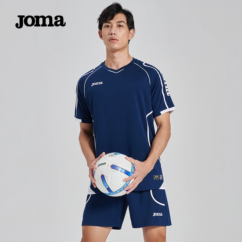 JOMA荷马【冠军系列】男短袖套装运动跑步比赛速干足球训练服