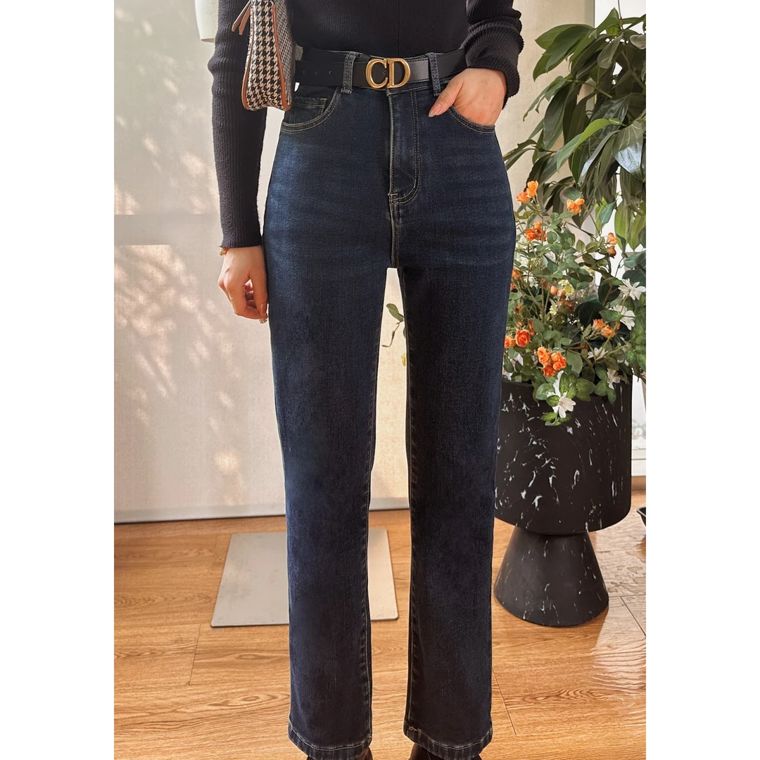 cosheng重生150小个子牛仔小脚裤子修身轻奢秋冬百搭高腰休闲1016