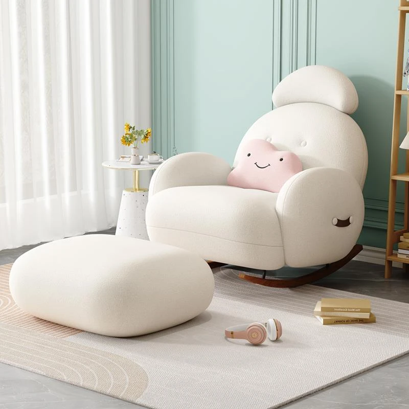 懒人沙发家用单人阳台休闲沙发椅躺椅休闲椅客厅沙发椅大白摇摇椅