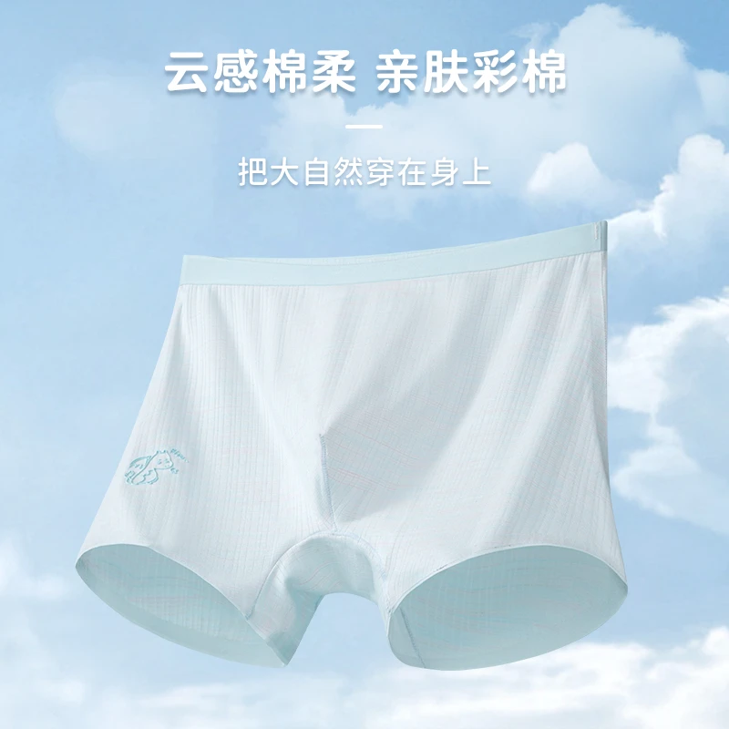 【男童无痕莫代尔内裤】6-12岁中大童透气初中学生儿童四角平角裤头