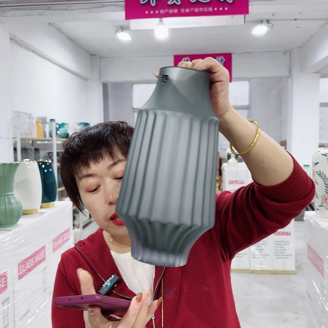 灰色花瓶蒙砂111111