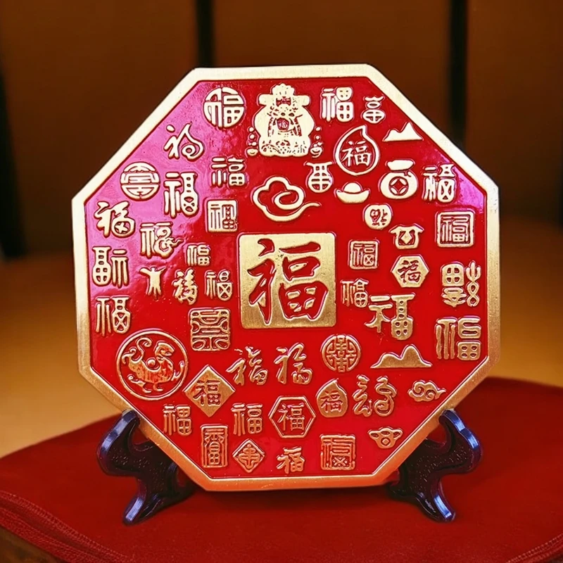 【陈氏铜器】纯黄铜天官精品摆件客厅装饰品入户玄关店铺开业摆件