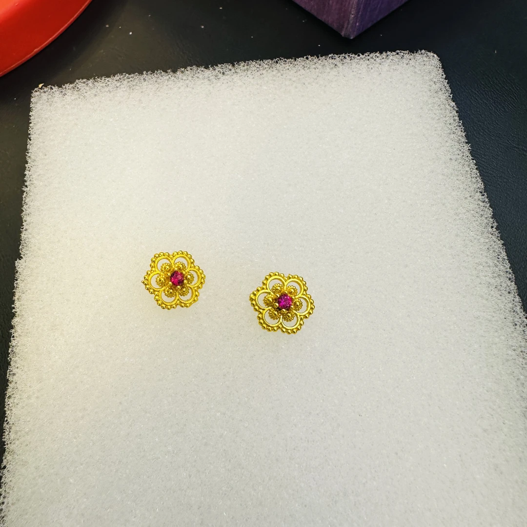 铜合金耳饰 新款个性zira耳钉1034号