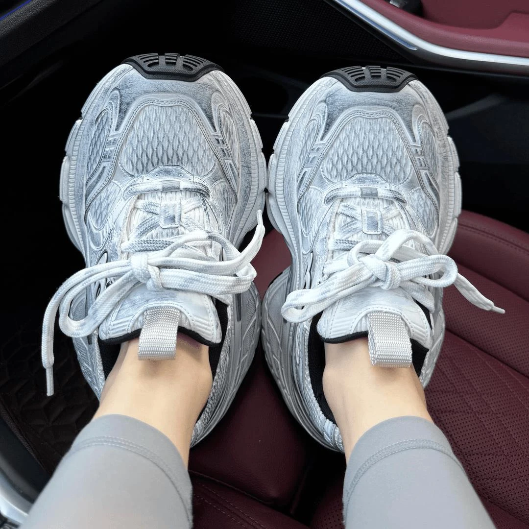 2025新款10xl老爹鞋情侣女百搭透气厚底秋季爆款休闲运动情侣鞋男