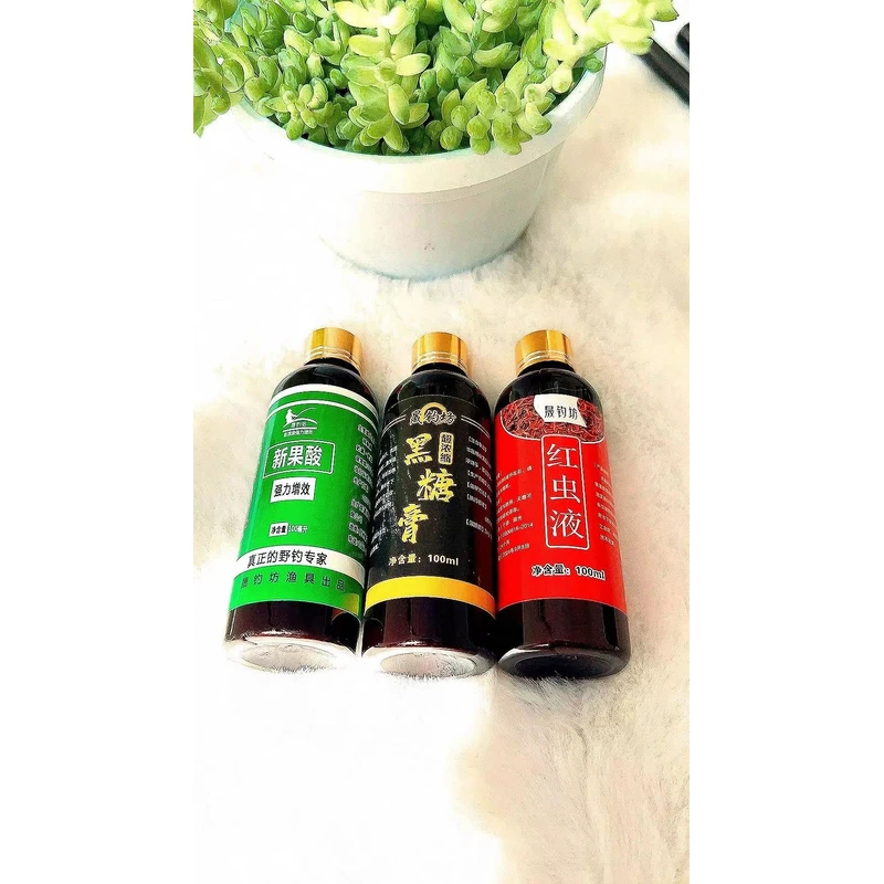 【到手3瓶】晟钓坊100ml大容量浓缩鱼饵添加剂穿透强留鱼持久不死窝