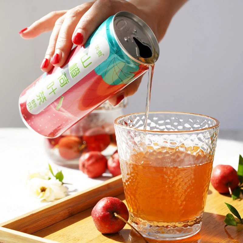 【临期】【华贵】山楂荷叶茶310ml*8罐 酸甜可口 解腻开胃